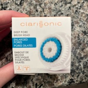 3 Clarisonic Brush Heads- deep pore and sensitive skin